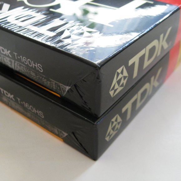 2 TDK HS T-160 High Standard Sound & Color Blank VHS Tape New/Sealed - Picture 4 of 5
